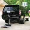 Out Sider Platform on balck SUV