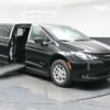 Black Chrysler Voyager with BraunAbility Side Entry Manual Fold Out conversion