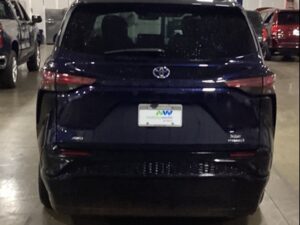 Blue Toyota Sienna with Vantage Mobility Side Entry Automatic In Floor conversion