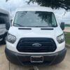 White Ford Transit with Driverge Rear Entry Automatic Fold Out conversion