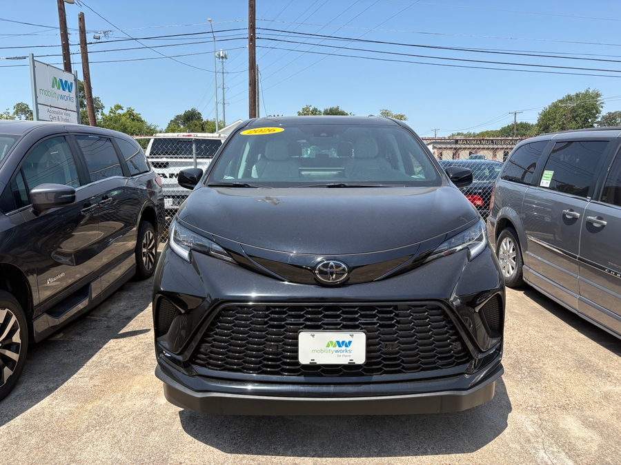 Black Toyota Sienna with Vantage Mobility Side Entry Automatic In Floor conversion