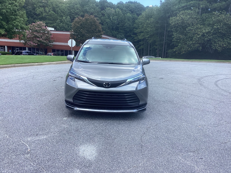Grey Toyota Sienna with Driverge Rear Entry Manual Fold Out conversion