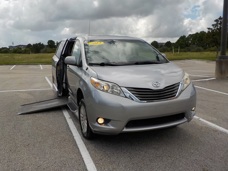 Silver Toyota Sienna with Vantage Mobility Side Entry Automatic In Floor conversion