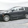 Black Chrysler Pacifica with BraunAbility Side Entry Automatic Fold Out conversion