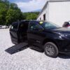 Black Toyota Sienna with BraunAbility Side Entry Automatic Fold Out conversion