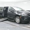 Black Chrysler Pacifica with BraunAbility Side Entry Automatic In Floor conversion
