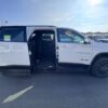 White Chevrolet Traverse with BraunAbility Side Entry Automatic In Floor conversion