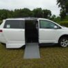 White Toyota Sienna with Vantage Mobility Side Entry Automatic In Floor conversion