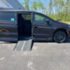 Brown Chrysler Pacifica with Vantage Mobility Side Entry Automatic In Floor conversion