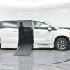 White Honda Odyssey with BraunAbility Side Entry Automatic In Floor conversion