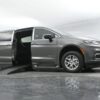 Grey Chrysler Pacifica with BraunAbility Side Entry Automatic Fold Out conversion