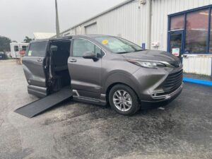 Grey Toyota Sienna with Vantage Mobility Side Entry Automatic In Floor conversion