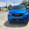 Blue Chrysler Pacifica with BraunAbility Side Entry Automatic In Floor conversion