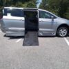 Silver Chrysler Pacifica with BraunAbility Side Entry Automatic Fold Out conversion