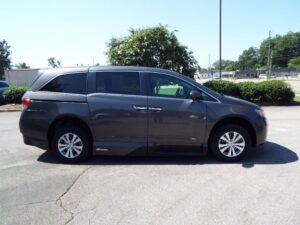 Brown Honda Odyssey with Vantage Mobility Side Entry Automatic In Floor conversion