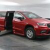 Red Chrysler Pacifica with BraunAbility Side Entry Automatic Fold Out conversion
