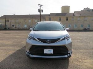 Silver Toyota Sienna with BraunAbility Side Entry Automatic Fold Out conversion