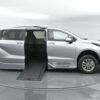 Silver Toyota Sienna with BraunAbility Side Entry Automatic In Floor conversion