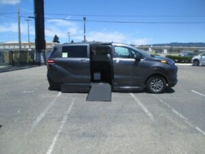 Grey Toyota Sienna with Vantage Mobility Side Entry Automatic In Floor conversion