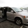 Silver Dodge Grand Caravan with Vantage Mobility Side Entry Automatic In Floor conversion