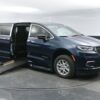 Blue Chrysler Pacifica with BraunAbility Side Entry Automatic Fold Out conversion
