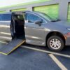 Grey Chrysler Pacifica with Driverge Side Entry Automatic Fold Out conversion