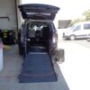 Grey Toyota Sienna with Vantage Mobility Rear Entry Manual Fold Out conversion