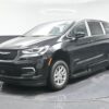 Black Chrysler Pacifica with BraunAbility Side Entry Automatic Fold Out conversion
