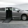Grey Chrysler Pacifica with BraunAbility Side Entry Automatic Fold Out conversion