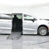 Silver Chrysler Pacifica with BraunAbility Side Entry Automatic Fold Out conversion
