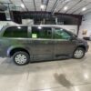 Grey Dodge Grand Caravan with BraunAbility Side Entry Automatic Fold Out conversion