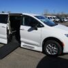White Chrysler Voyager with Vantage Mobility Side Entry Automatic In Floor conversion