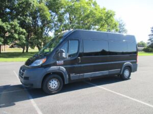 Black Ram ProMaster with Other Rear Entry Manual Fold Out conversion
