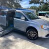 Silver Dodge Grand Caravan with BraunAbility Side Entry Manual Fold Out conversion