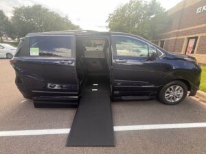 Blue Toyota Sienna with Vantage Mobility Side Entry Automatic In Floor conversion