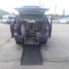 Blue Toyota Sienna with Freedom Motors Rear Entry Manual Fold Out conversion