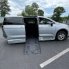 Silver Chrysler Pacifica with BraunAbility Side Entry Automatic Fold Out conversion