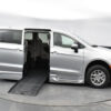 Silver Chrysler Voyager with BraunAbility Side Entry Automatic Fold Out conversion