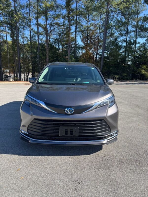 Grey Toyota Sienna with Driverge Rear Entry Manual Fold Out conversion