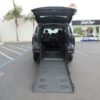 Blue Toyota Sienna with Vantage Mobility Rear Entry Manual Fold Out conversion