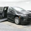Black Chrysler Pacifica with BraunAbility Side Entry Automatic In Floor conversion