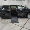 Black Toyota Sienna with BraunAbility Side Entry Automatic Fold Out conversion