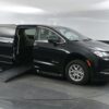 Black Chrysler Voyager with BraunAbility Side Entry Automatic Fold Out conversion