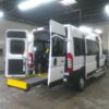 White Ram ProMaster with Driverge Rear Entry Automatic Fold Out conversion