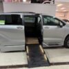 Silver Toyota Sienna with BraunAbility Side Entry Automatic Fold Out conversion