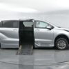 Silver Toyota Sienna with BraunAbility Side Entry Automatic Fold Out conversion