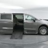 Grey Chrysler Pacifica with BraunAbility Side Entry Automatic Fold Out conversion