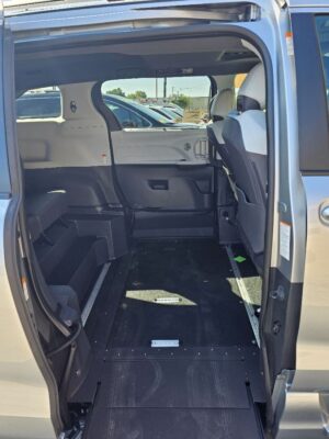 Silver Toyota Sienna with Vantage Mobility Side Entry Automatic In Floor conversion