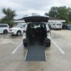 Blue Toyota Sienna with Driverge Rear Entry Manual Fold Out conversion