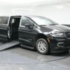Black Chrysler Pacifica with BraunAbility Side Entry Automatic In Floor conversion